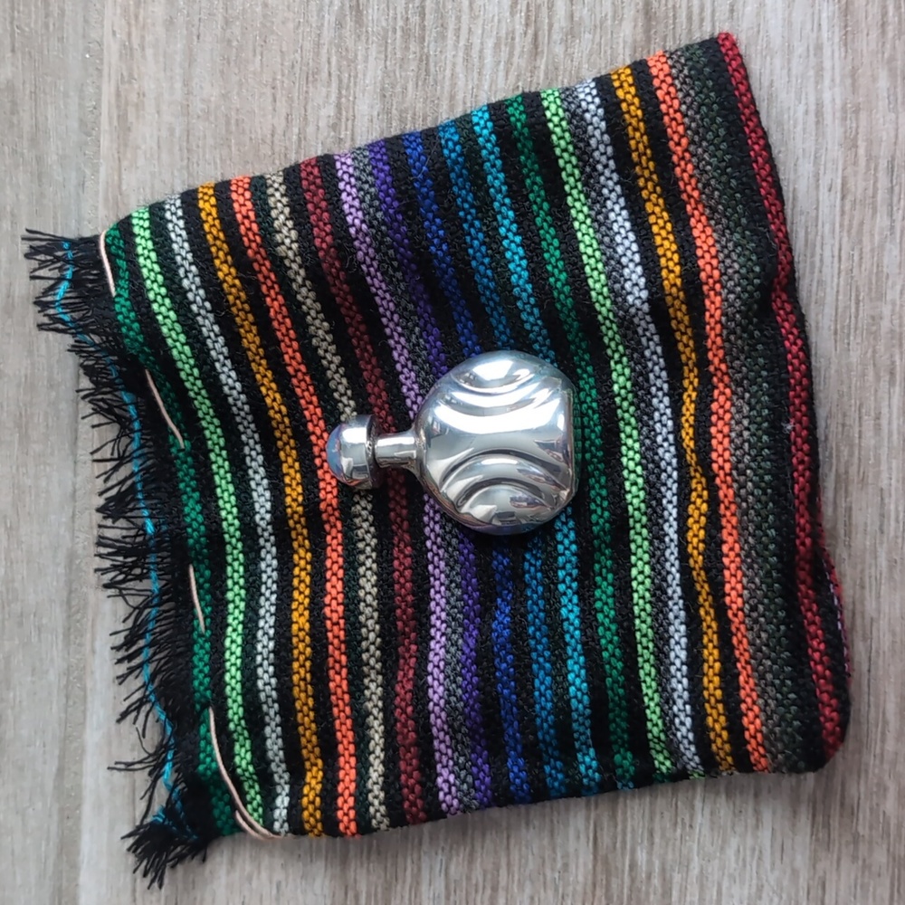 Vintage sterling silver Mexico 925 perfume bottle